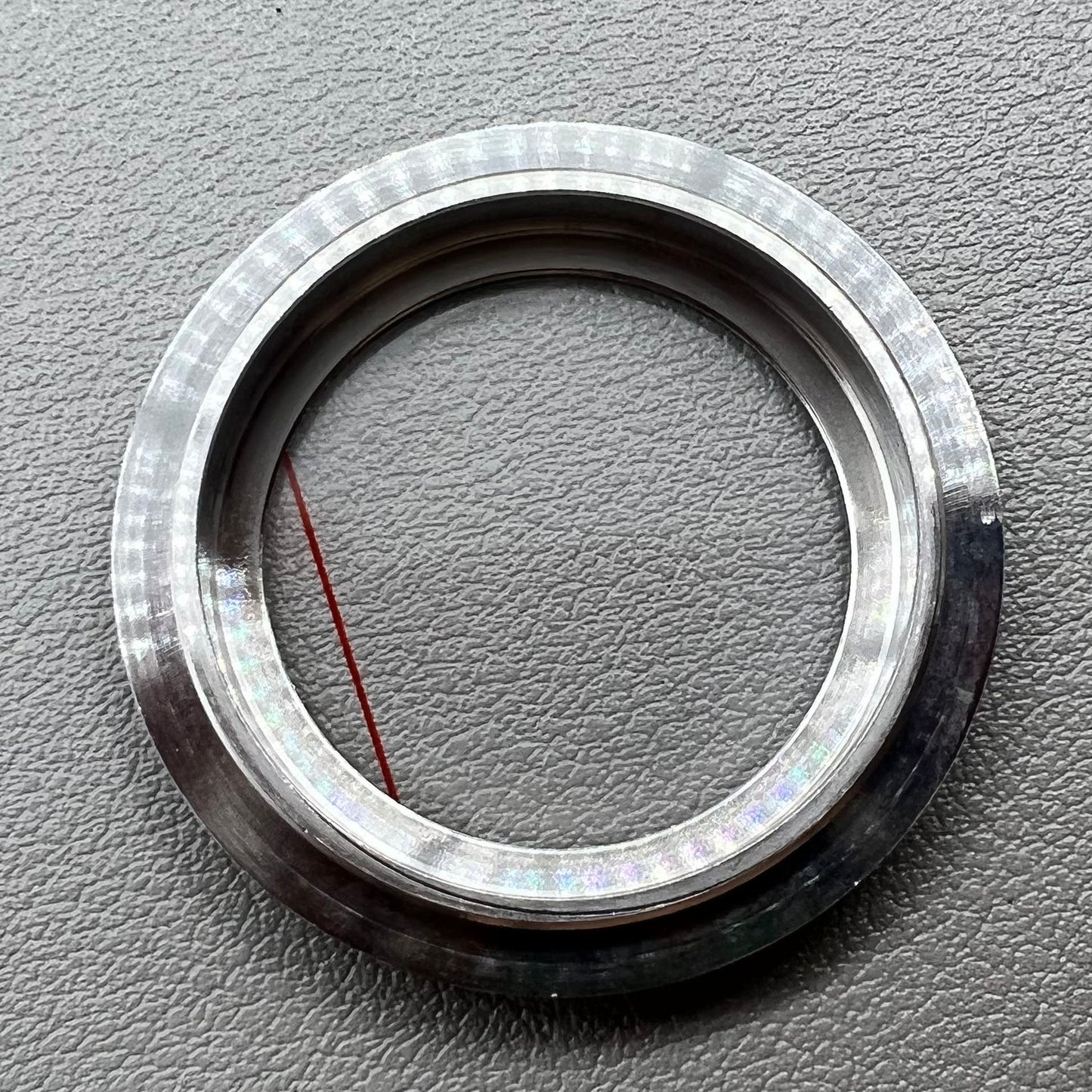 35.5mm Silver Stainless Steel Watch Back Cover Bottom Cover for Sub/Yacht/Vintage Case