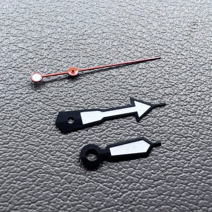Orange Second Hand Black Trim Watch Hands Fit for NH35 NH36 NH38 NH39 NH34