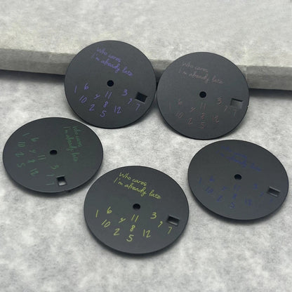 28.5mm Watch Dial Fits NH35 NH36 4R35 4R36 7S SKX007 SKX009 SRPD Watch Case Dial