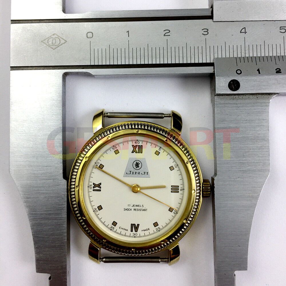 SHANGHAI JINJI Manuelle mechanische Uhr, 17 Juden, römische Ziffern, stoßfest