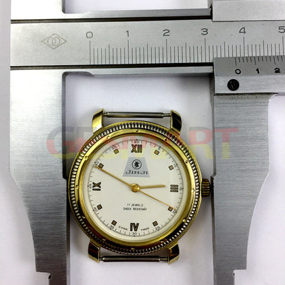 SHANGHAI JINJI Manuelle mechanische Uhr, 17 Juden, römische Ziffern, stoßfest