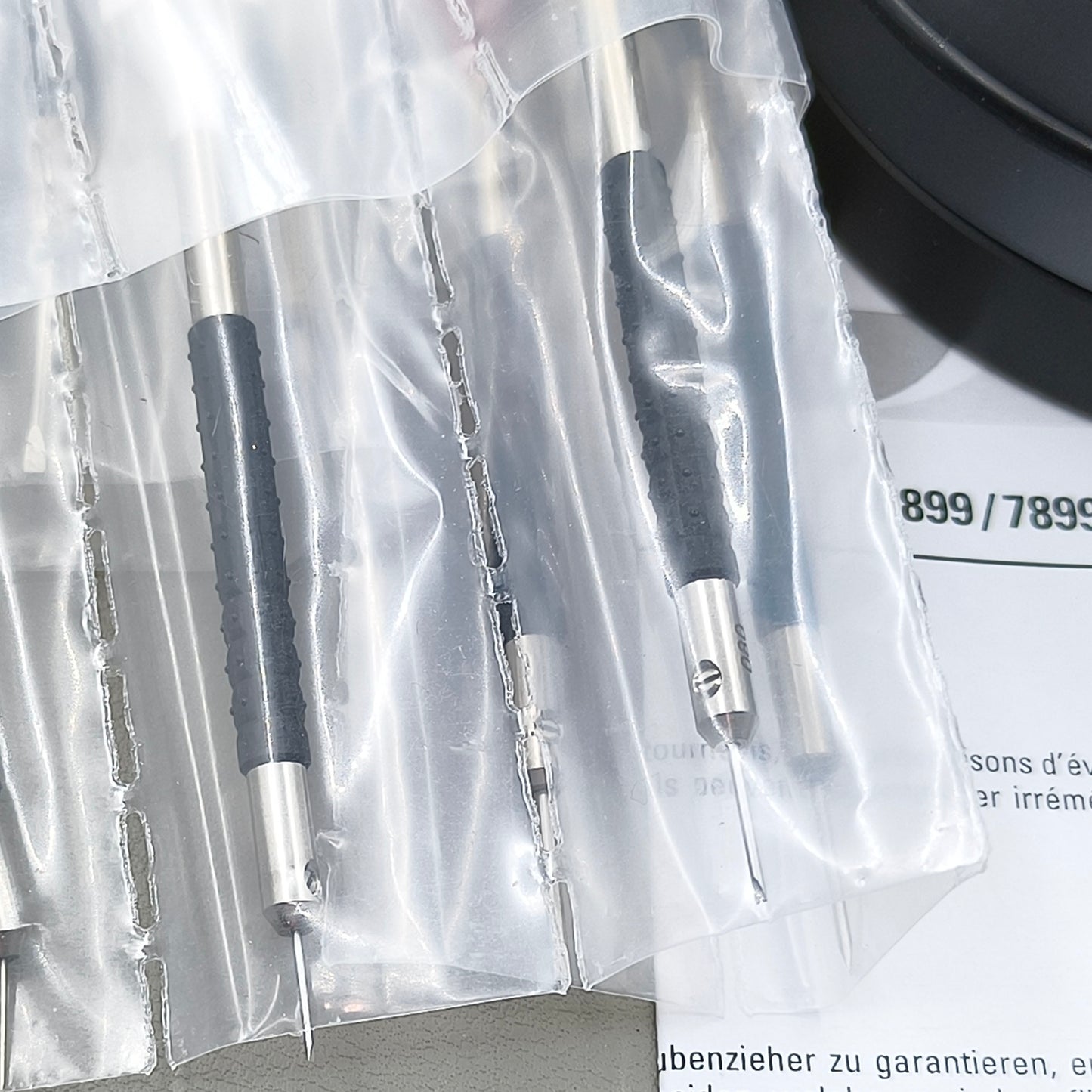 Swiss Bergeon 6899-S10 Set Of 10 Screwdrivers Stainless Steel With Elastomer
