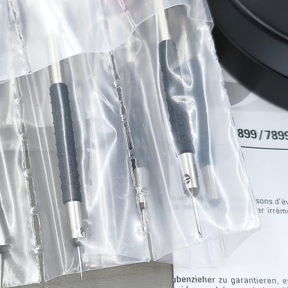 Swiss Bergeon 6899-S10 Set Of 10 Screwdrivers Stainless Steel With Elastomer