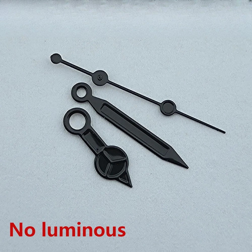 Modified 3 Hands Watch Hands with Green luminous /No luminous for NH35 NH36
