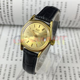 Round Case Golden Nail Single Calendar Seagull Manual Mechanical Ladies Watch