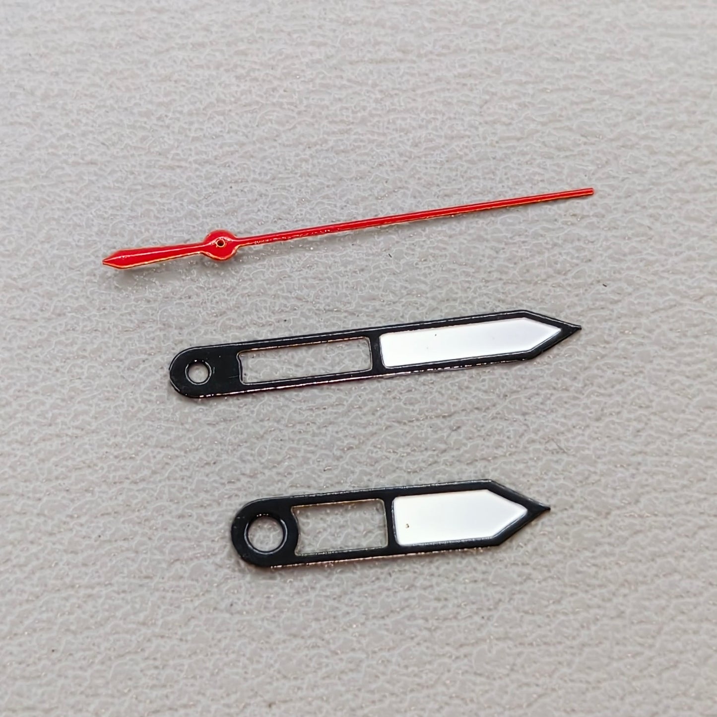 2 Sets/Pack Black Trim Red Second Hand Watch Hands for Miyota 2035 Movement