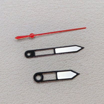 2 Sets/Pack Black Trim Red Second Hand Watch Hands for Miyota 2035 Movement
