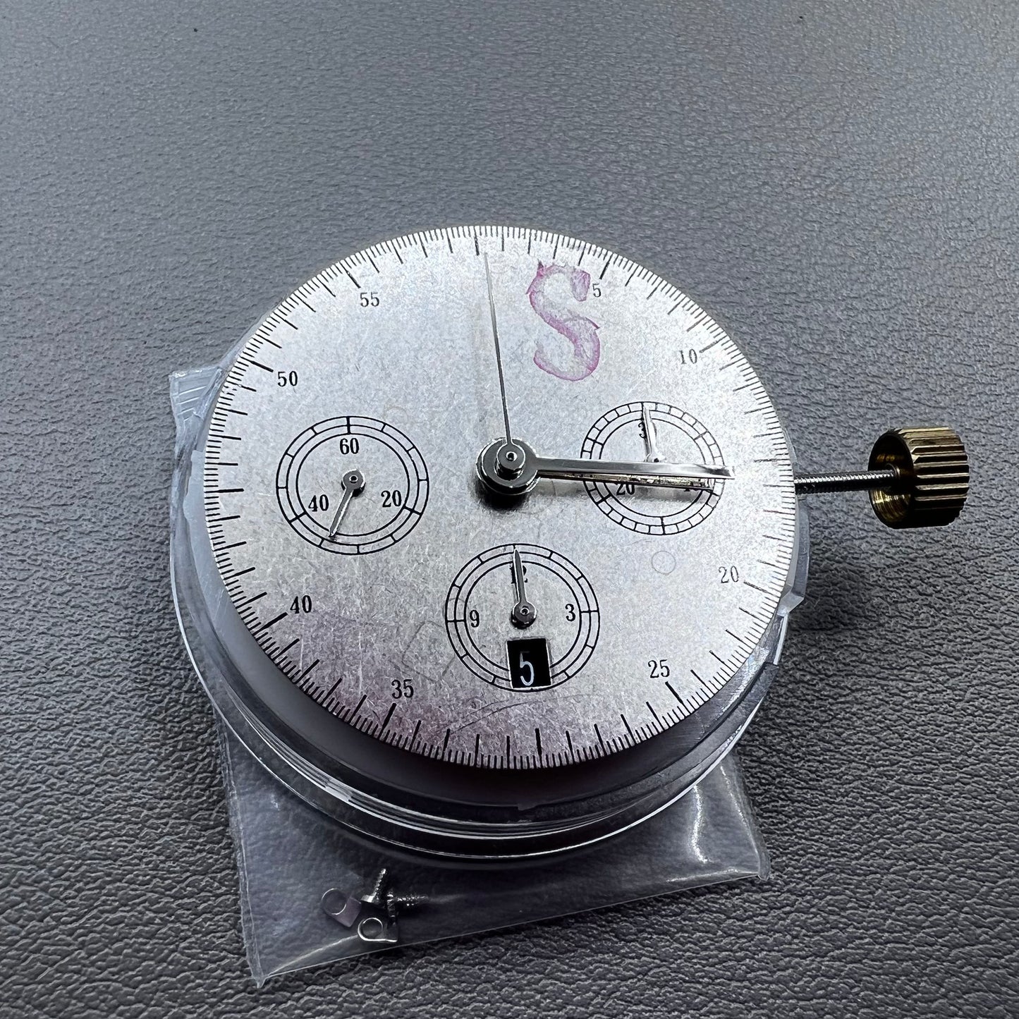 China 7750 Mechanical Chronograph Movement@6 Single Calendar Second@9 ETA