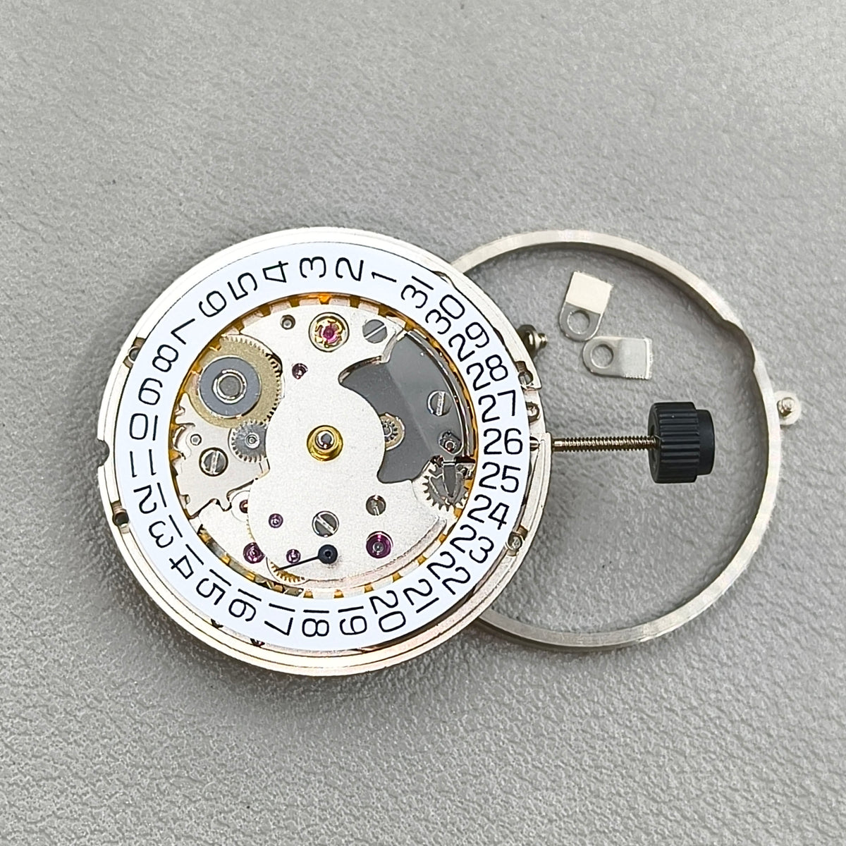 Swiss Original SW260-1 Mechanical Movement Silver Plated
