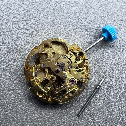 Japan Miyota 6T33 Golden Hollow Hand-winding Mechanical Movement 3 Hands