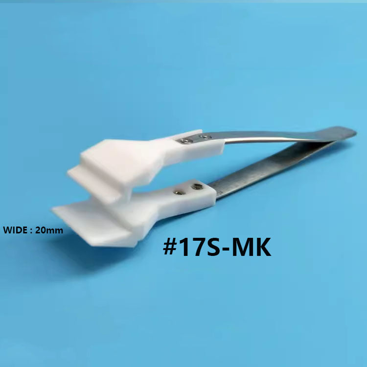 PTFE anti-static tweezers resistant to acid, alkali, and high temperatures for precise watch accessory handling.