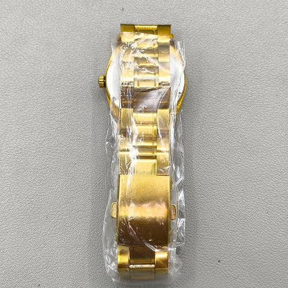 33mm Diamond Shanghai Made Manual Mechanical Golden Watch 17 Jews Single Calendar