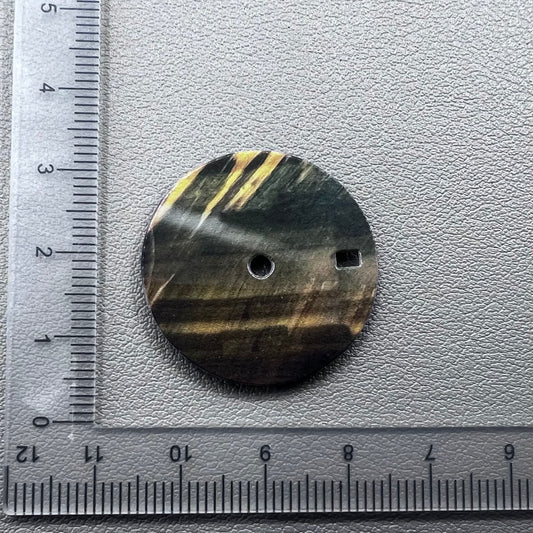 28.5mm Watch Dial Gradient Brown+Yellow Enamel+Copper for NH34 NH35 Movement