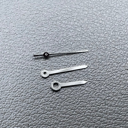 2 Sets/Pack Silver Trim Watch Hands for Miyota 1M12 Movement