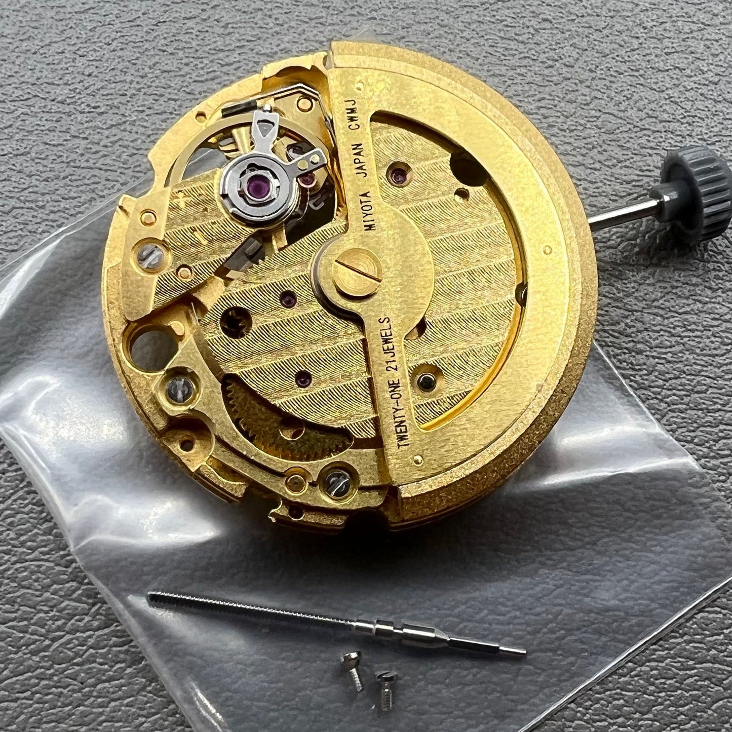 Automatisches mechanisches Uhrwerk Japan Miyota 82S7 vergoldet