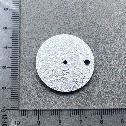 28.5mm lunar surface watch dial, compatible with NH35 NH36 movement, for precise timekeeping enhancement.