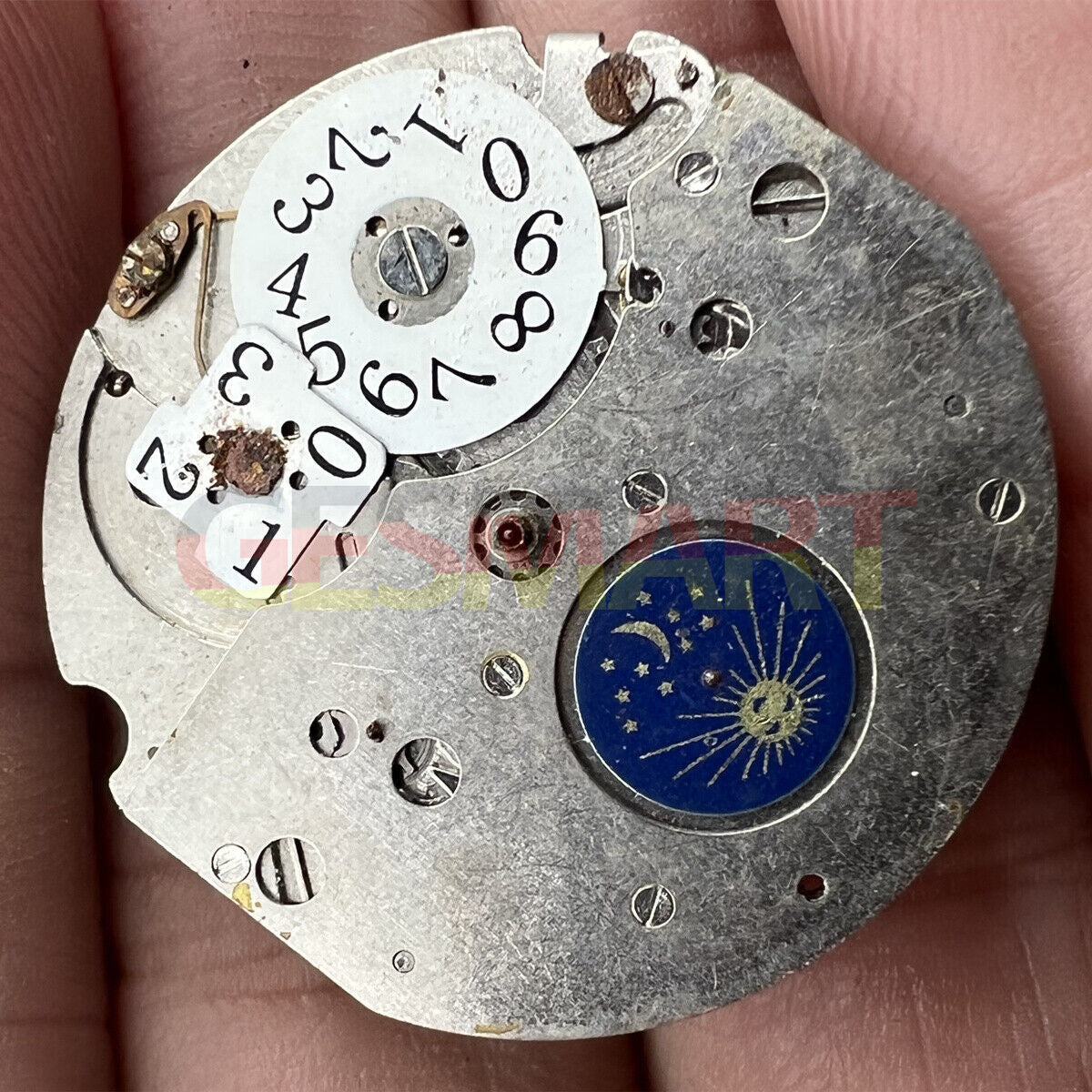 Automatic mechanical watch movement for disassembled practice, China made, ideal for watch repair enthusiasts.