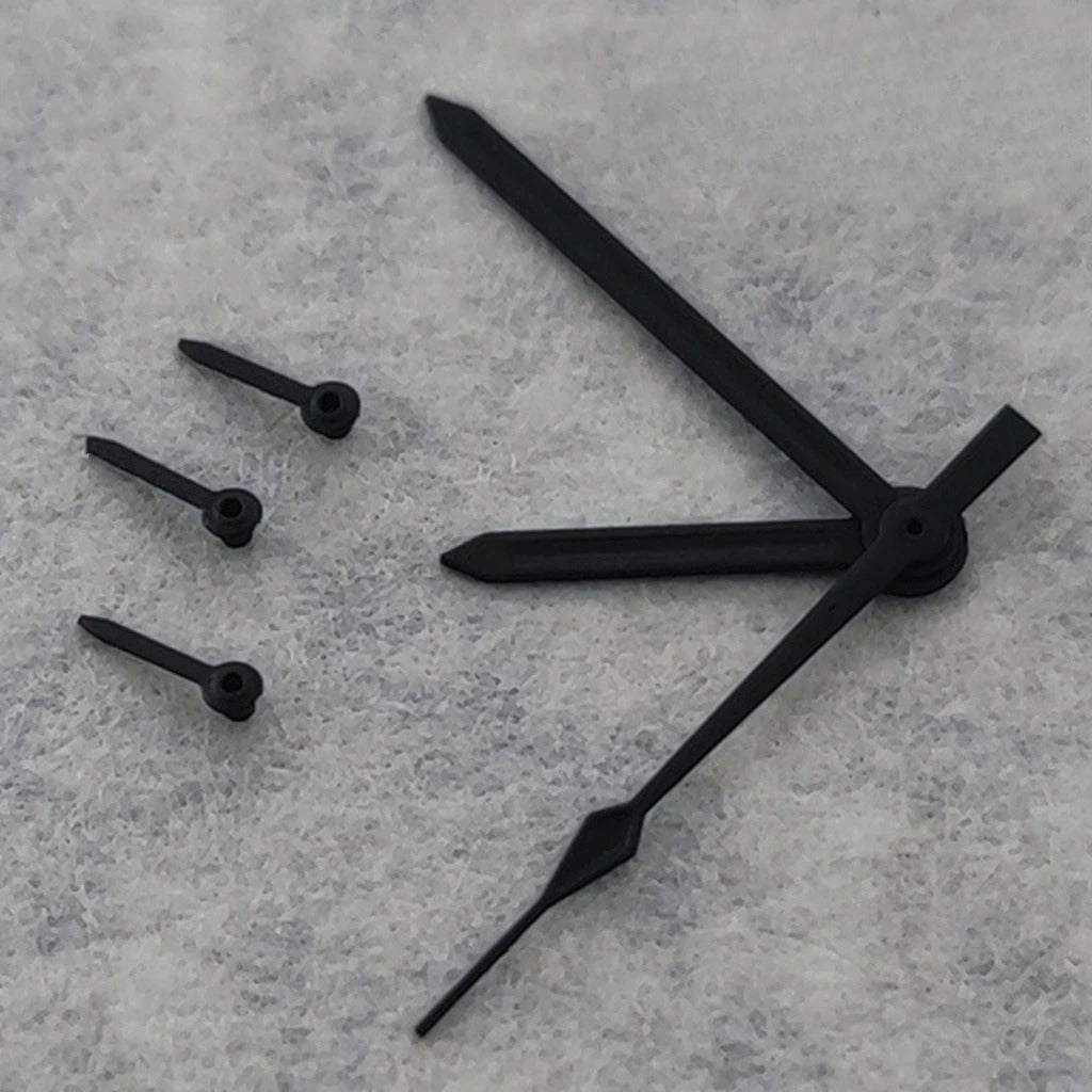 Black Grey Watch Hand For VK63 VK64 Quartz 6 Hands Personalized