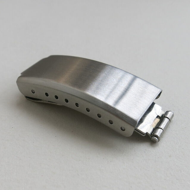 Trifolded 644NS watch buckle 10-20mm with spring bar for secure bracelet repairs and adjustments.