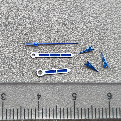 2 Sets Blue Painted Watch Hands for Miyota OS10 OS20 OS22 OS60 OS80 OS11 Movement