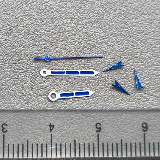 2 Sets Blue Painted Watch Hands for Miyota OS10 OS20 OS22 OS60 OS80 OS11 Movement