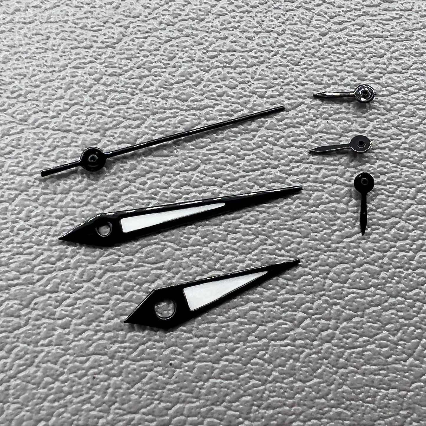 Set of black trim arrow-shaped watch hands for Epson VX3J VX9J VX7J VX3N VX9N VX42 models