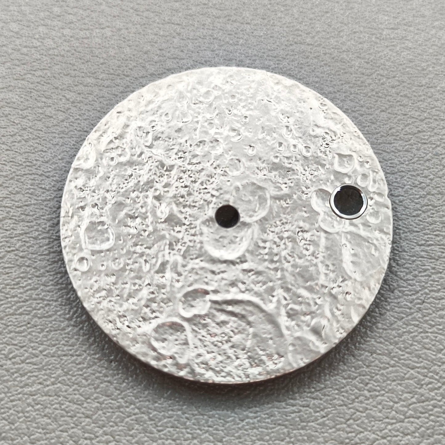 28.5mm Grey Lunar Surface Modified Watch Dial Fit for NH35 NH36 Movement