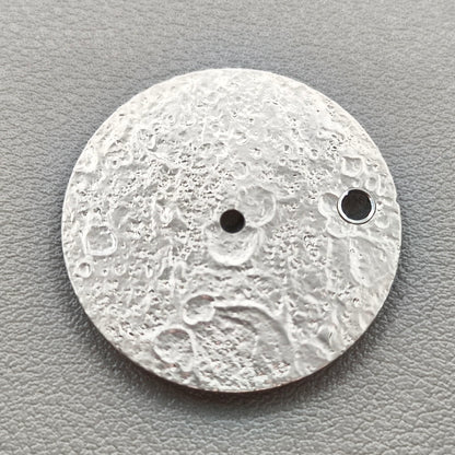 28.5mm Grey Lunar Surface Modified Watch Dial Fit for NH35 NH36 Movement
