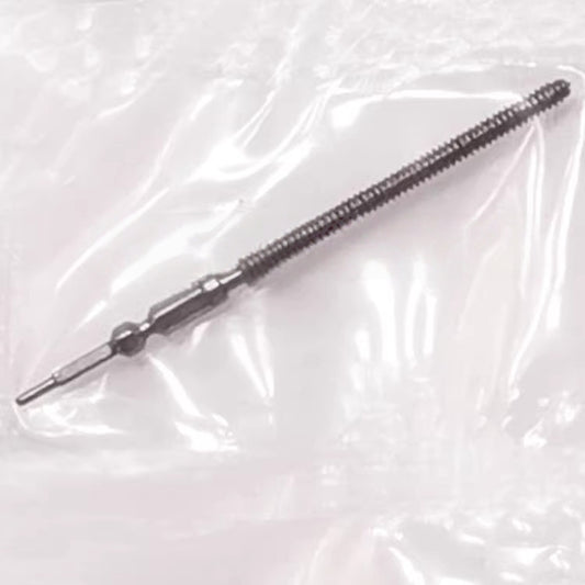 Watch winding stem for RLX 3235 mechanical movement, durable generic replacement part.