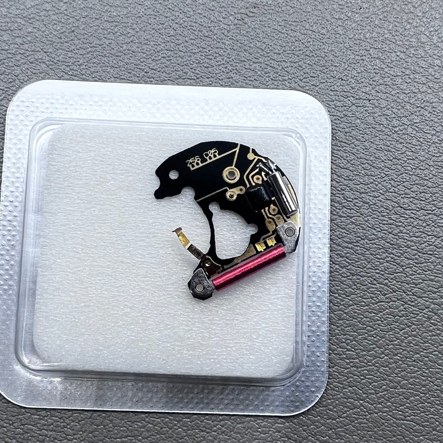 Circuit board for ETA 256.111 watch movement, precise replacement, essential watch accessory.