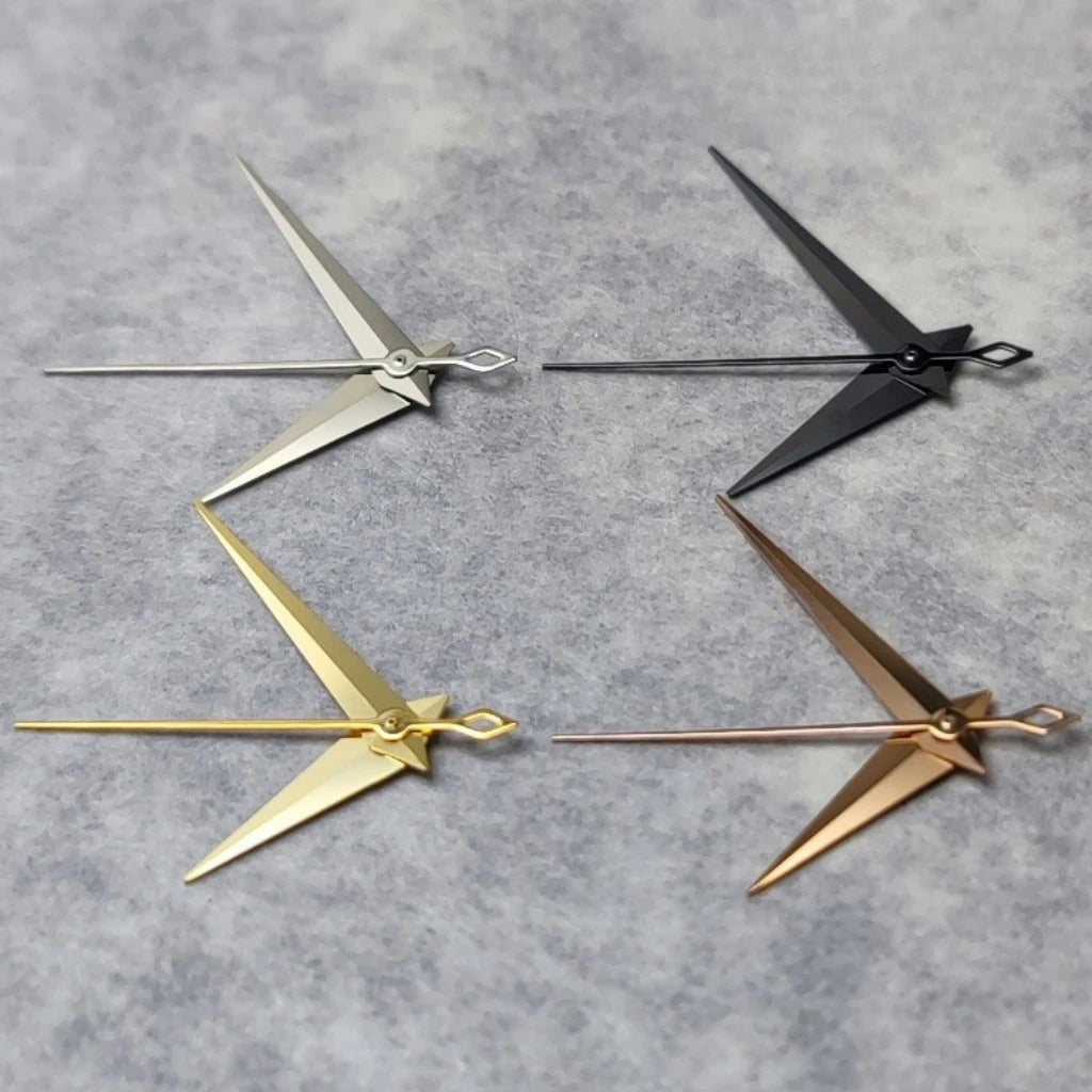 Silver/Black/Rose Gold/Gold Watch Hands For NH35/NH36/4R/7S C3 Green Luminous