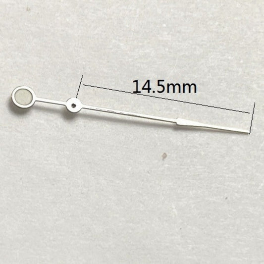 Set of 3 Seagull watch hands, 14.5mm white painted with lume, designed for Lady ST6 automatic mechanical watches.