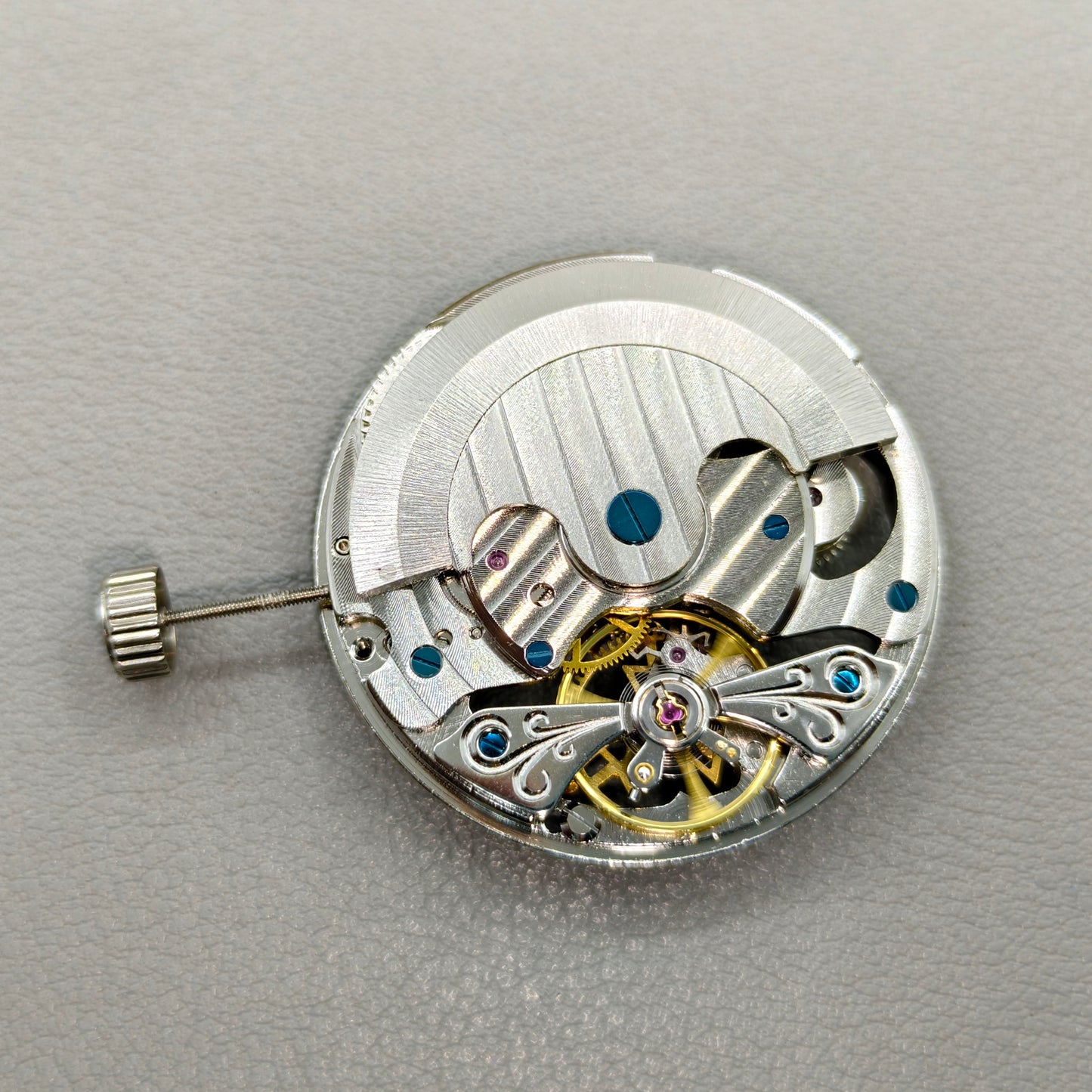 Hollow Double Mainspring Double Zone Automatic Mechanical Movement