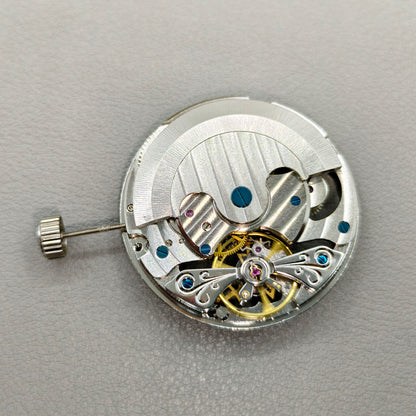 Hollow Double Mainspring Double Zone Automatic Mechanical Movement
