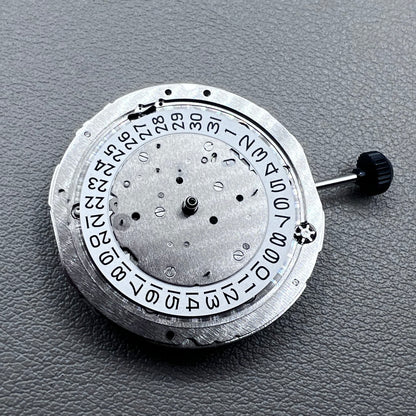 Close-up of Japan Miyota 9120 automatic mechanical watch movement showcasing precision craftsmanship.