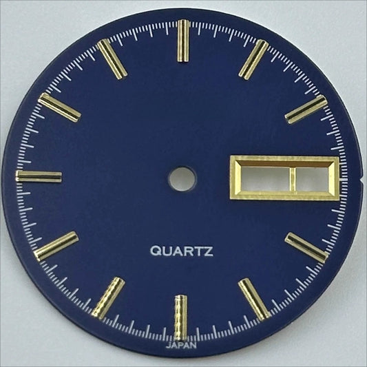 Blue 28.5mm No Lume Golden Nail Datejust Dial for 2305 Movement