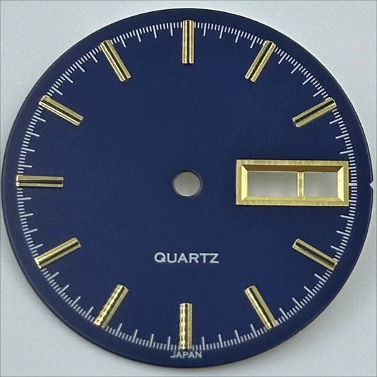 New Blue 28.5mm No Lume Golden Nail Datejust Modified Watch Dial for 2305 Movement