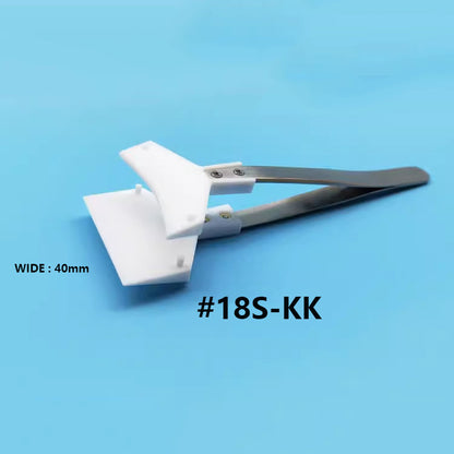 PTFE anti-static tweezers resistant to acid, alkali, and high temperatures for precise watch accessory handling.