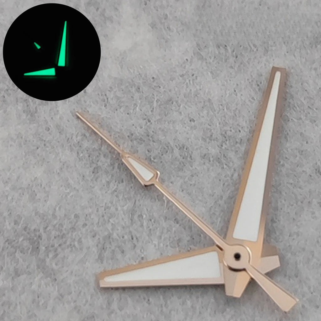 Modified NH35 Watch Hands Green Luminous Multicolor For NH35/36 /4R/ 7S Movement
