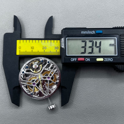 Silver Hollow Bare Balance Wheel Automatic Mechanical Movement #SL1911
