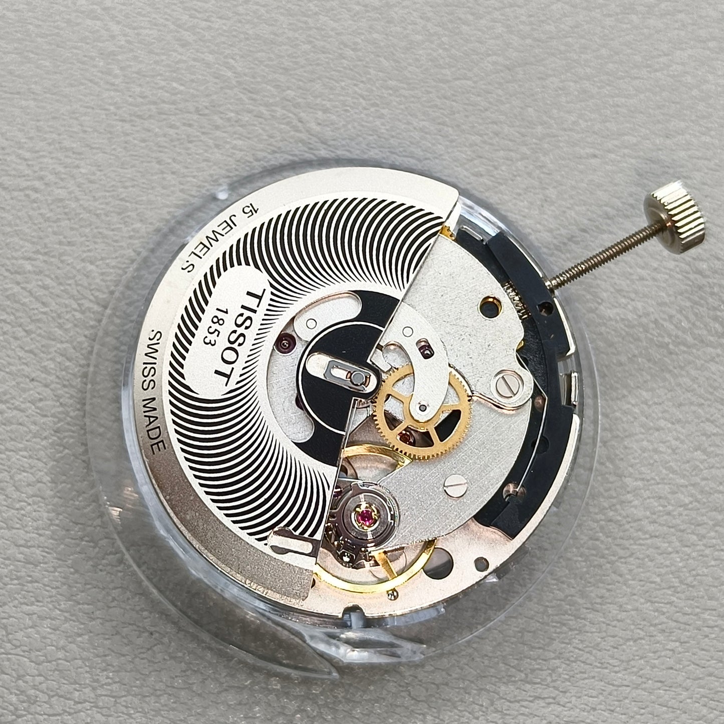 Swiss Genuine ETA C01.211 Chronograph Mechanical Movement 1853 White Dial