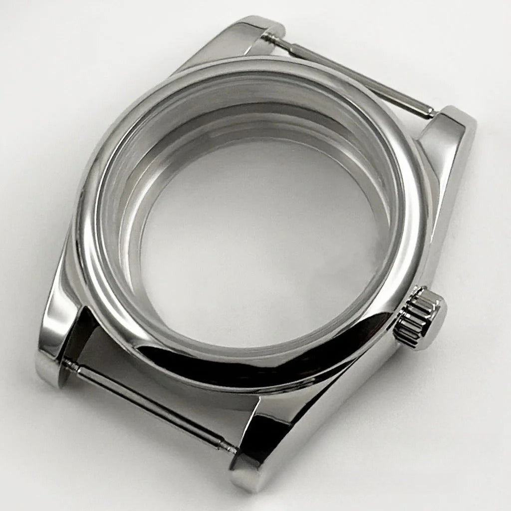 36MM/40MM Round Bezel Watch Case Sapphire Crystal for NH34 NH35 NH36 ETA2824