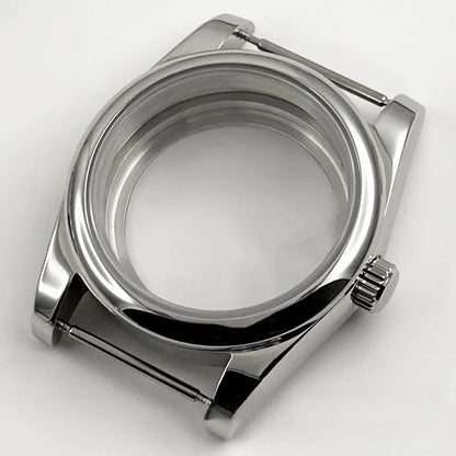36MM/40MM Round Bezel Watch Case Sapphire Crystal for NH34 NH35 NH36 ETA2824