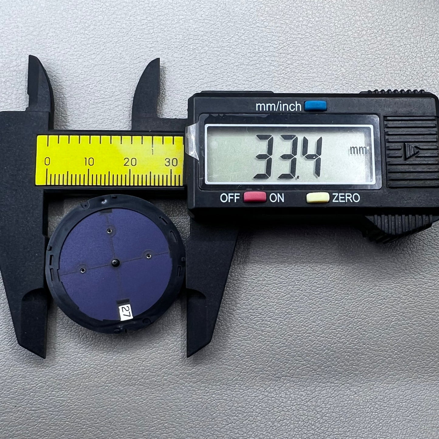 Japan VR43B Solar Movement Single Calendar With Charging Board