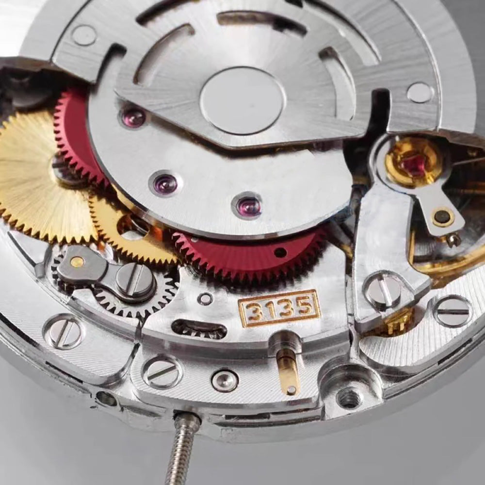 SHANGHAI VR 3135 automatic mechanical watch movement with blue balance for men?s 3135 fit.