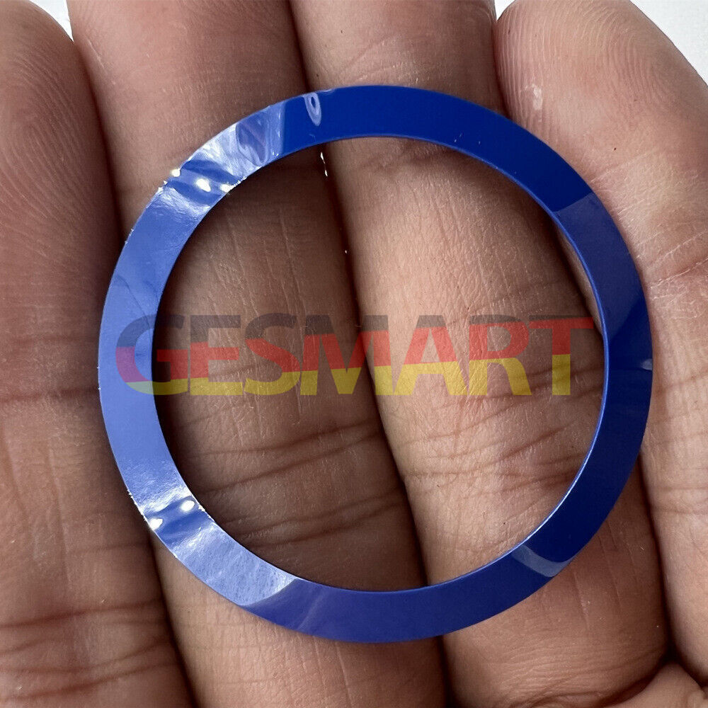 Sea Blue 38/30.5mm aluminum watch bezel insert with no carved font for precise replacement.