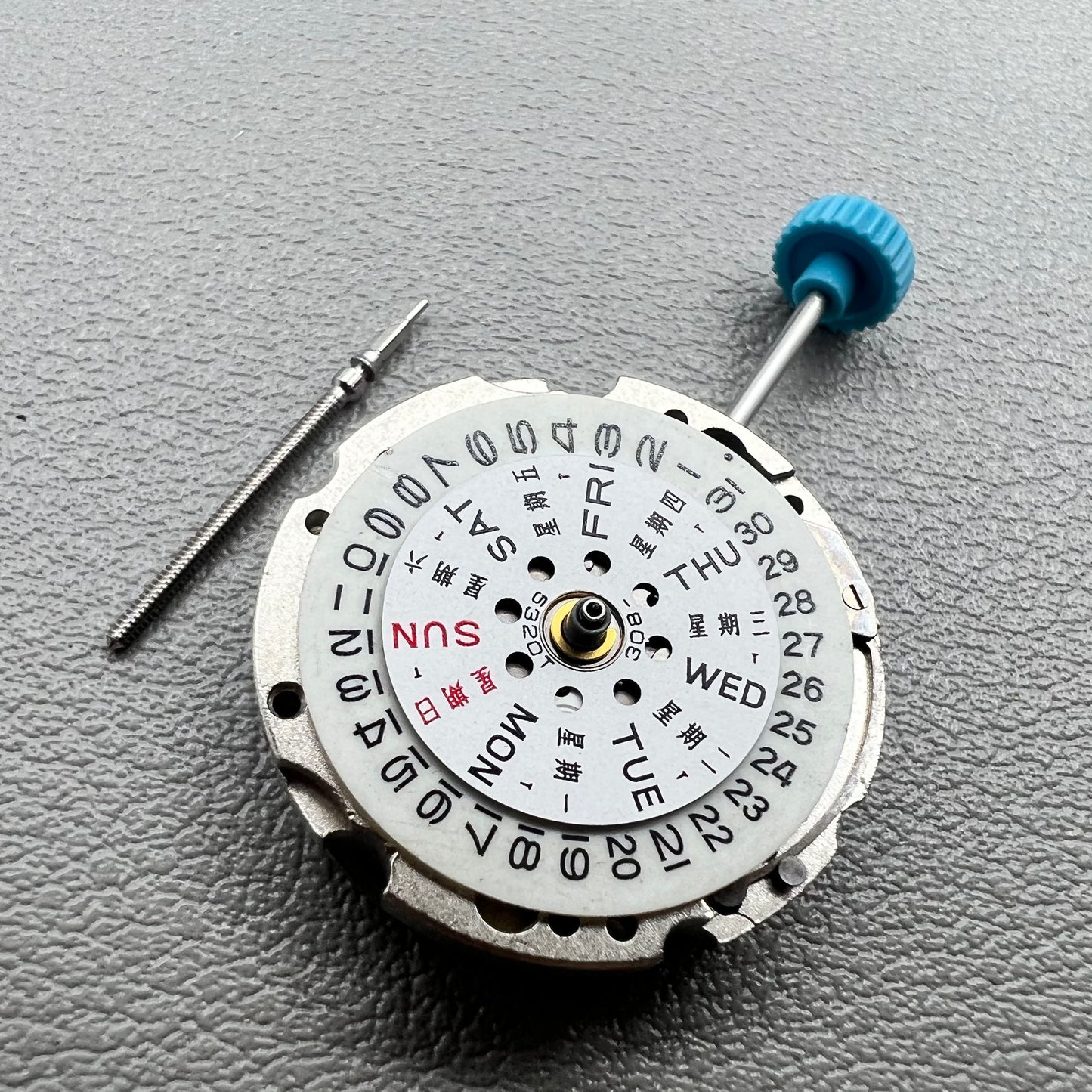 Mouvement mécanique automatique plaqué argent Miyota 6T51 Japon