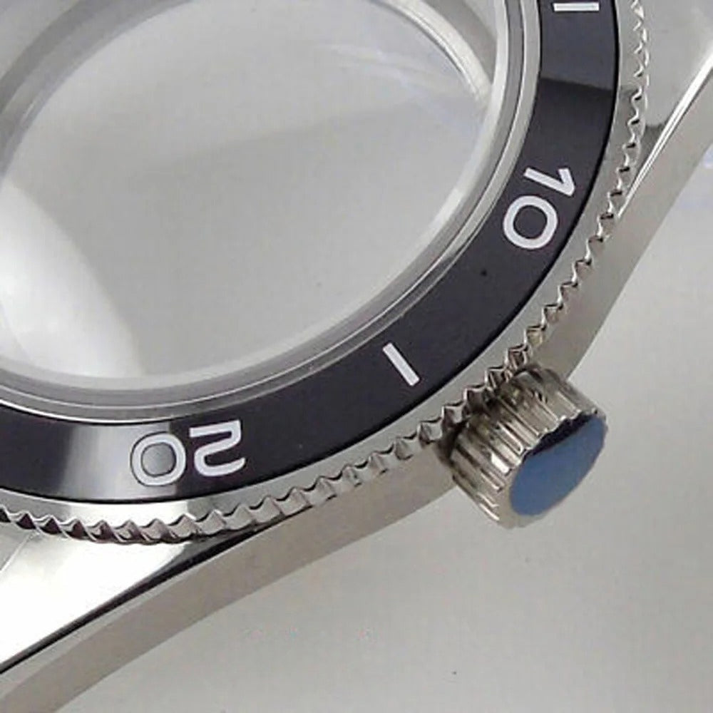 Modified 10ATM 41mm Sapphire Glass Watch Case Fit 8215 NH35 NH36 ETA 2824 2836