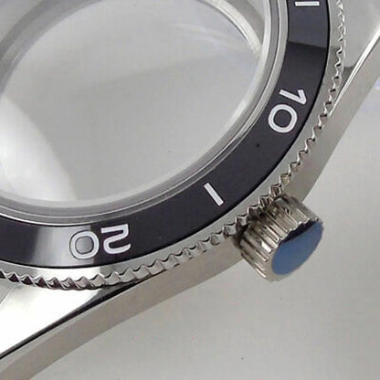 Modified 10ATM 41mm Sapphire Glass Watch Case Fit 8215 NH35 NH36 ETA 2824 2836
