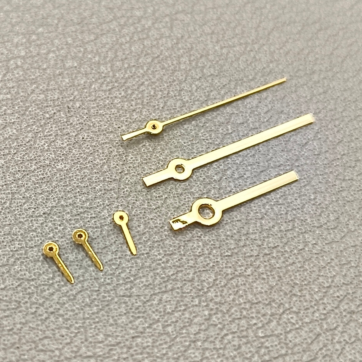 2 Sets Golden Squared Pointed 6 Hands Watch Hands for Miyota JS15 Movement
